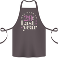 Funny 30th Birthday 29 is So Last Year Cotton Apron 100% Organic Dark Grey