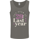 Funny 30th Birthday 29 is So Last Year Mens Vest Tank Top Charcoal