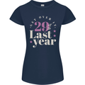 Funny 30th Birthday 29 is So Last Year Womens Petite Cut T-Shirt Navy Blue