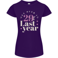 Funny 30th Birthday 29 is So Last Year Womens Petite Cut T-Shirt Purple