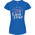 Funny 30th Birthday 29 is So Last Year Womens Petite Cut T-Shirt Royal Blue