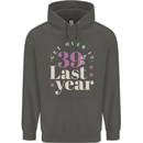 Funny 40th Birthday 39 is So Last Year Childrens Kids Hoodie Storm Grey