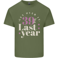 Funny 40th Birthday 39 is So Last Year Mens Cotton T-Shirt Tee Top Military Green