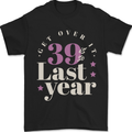 Funny 40th Birthday 39 is So Last Year Mens T-Shirt 100% Cotton Black