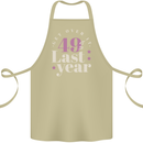 Funny 50th Birthday 49 is So Last Year Cotton Apron 100% Organic Khaki