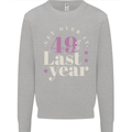 Funny 50th Birthday 49 is So Last Year Kids Sweatshirt Jumper Sports Grey