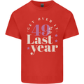 Funny 50th Birthday 49 is So Last Year Kids T-Shirt Childrens Red