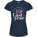 Funny 50th Birthday 49 is So Last Year Womens Petite Cut T-Shirt Navy Blue
