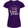 Funny 50th Birthday 49 is So Last Year Womens Petite Cut T-Shirt Purple