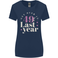 Funny 50th Birthday 49 is So Last Year Womens Wider Cut T-Shirt Navy Blue