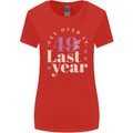 Funny 50th Birthday 49 is So Last Year Womens Wider Cut T-Shirt Red