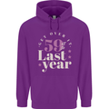Funny 60th Birthday 59 is So Last Year Childrens Kids Hoodie Purple