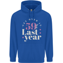 Funny 60th Birthday 59 is So Last Year Childrens Kids Hoodie Royal Blue