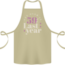 Funny 60th Birthday 59 is So Last Year Cotton Apron 100% Organic Khaki