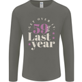 Funny 60th Birthday 59 is So Last Year Mens Long Sleeve T-Shirt Charcoal