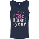 Funny 60th Birthday 59 is So Last Year Mens Vest Tank Top Navy Blue