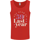 Funny 60th Birthday 59 is So Last Year Mens Vest Tank Top Red