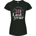 Funny 60th Birthday 59 is So Last Year Womens Petite Cut T-Shirt Black