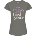 Funny 60th Birthday 59 is So Last Year Womens Petite Cut T-Shirt Charcoal