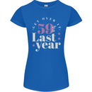 Funny 60th Birthday 59 is So Last Year Womens Petite Cut T-Shirt Royal Blue