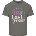 Funny 70th Birthday 69 is So Last Year Kids T-Shirt Childrens Charcoal