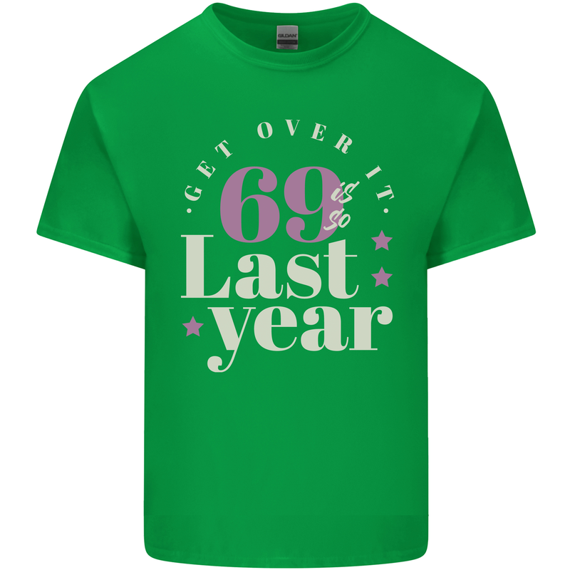 Funny 70th Birthday 69 is So Last Year Kids T-Shirt Childrens Irish Green