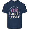 Funny 70th Birthday 69 is So Last Year Kids T-Shirt Childrens Navy Blue