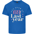 Funny 70th Birthday 69 is So Last Year Kids T-Shirt Childrens Royal Blue