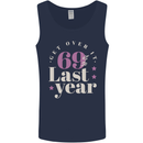 Funny 70th Birthday 69 is So Last Year Mens Vest Tank Top Navy Blue