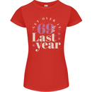 Funny 70th Birthday 69 is So Last Year Womens Petite Cut T-Shirt Red