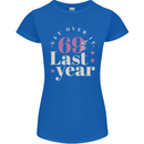 Funny 70th Birthday 69 is So Last Year Womens Petite Cut T-Shirt Royal Blue
