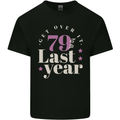 Funny 80th Birthday 79 is So Last Year Kids T-Shirt Childrens Black