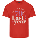 Funny 80th Birthday 79 is So Last Year Mens Cotton T-Shirt Tee Top Red