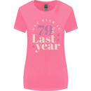 Funny 80th Birthday 79 is So Last Year Womens Wider Cut T-Shirt Azalea
