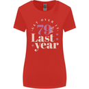 Funny 80th Birthday 79 is So Last Year Womens Wider Cut T-Shirt Red