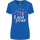 Funny 80th Birthday 79 is So Last Year Womens Wider Cut T-Shirt Royal Blue