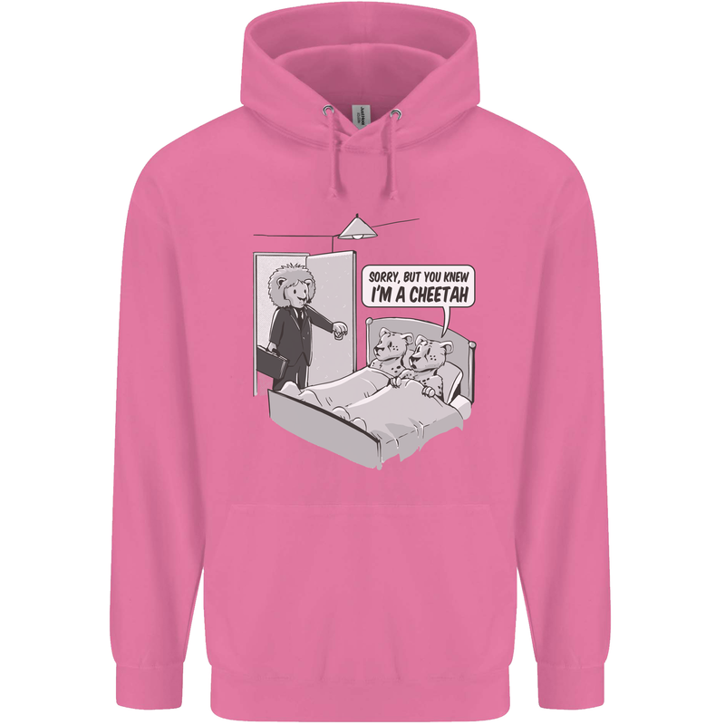 Funny Adultery Cheating Cheetahs Mens 80% Cotton Hoodie Azelea