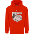 Funny Adultery Cheating Cheetahs Mens 80% Cotton Hoodie Bright Red