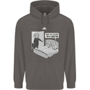 Funny Adultery Cheating Cheetahs Mens 80% Cotton Hoodie Charcoal