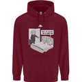 Funny Adultery Cheating Cheetahs Mens 80% Cotton Hoodie Maroon