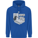 Funny Adultery Cheating Cheetahs Mens 80% Cotton Hoodie Royal Blue