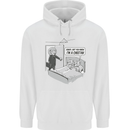 Funny Adultery Cheating Cheetahs Mens 80% Cotton Hoodie White