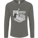 Funny Adultery Cheating Cheetahs Mens Long Sleeve T-Shirt Charcoal