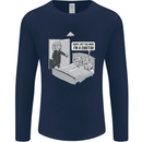 Funny Adultery Cheating Cheetahs Mens Long Sleeve T-Shirt Navy Blue