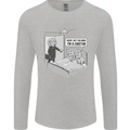 Funny Adultery Cheating Cheetahs Mens Long Sleeve T-Shirt Sports Grey