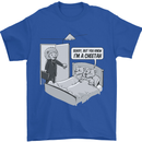 Funny Adultery Cheating Cheetahs Mens T-Shirt 100% Cotton Royal Blue