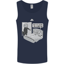 Funny Adultery Cheating Cheetahs Mens Vest Tank Top Navy Blue