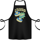 Funny Air Hockey Legend Cotton Apron 100% Organic Black
