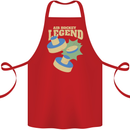 Funny Air Hockey Legend Cotton Apron 100% Organic Red