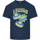 Funny Air Hockey Legend Kids T-Shirt Childrens Navy Blue